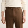 Anzughose aus italienischer Wollflanell