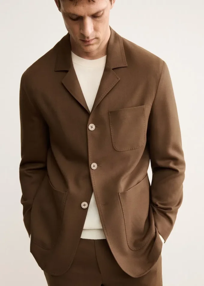 Anzugjacke aus italienischer Schurwolle Anzugjacke aus italienischer Schurwolle