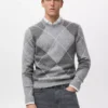 Argyle-Strickpullover Argyle-Strickpullover