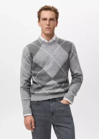 Argyle-Strickpullover