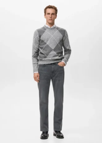 Argyle-Strickpullover