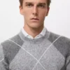 Argyle-Strickpullover Argyle-Strickpullover