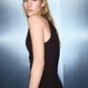 Asymmetrische Bluse mit metallischem Detail
