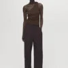 Asymmetrisches Foulard-Oberteil