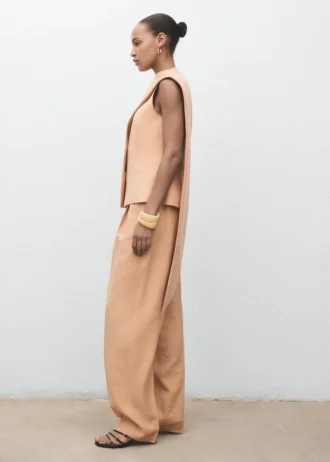 Asymmetrisches Foulard-Oberteil