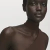Asymmetrisches Foulard-Oberteil