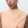 Asymmetrisches Foulard-Oberteil