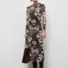 Asymmetrisches Kleid mit Blumenprint Asymmetrisches Kleid mit Blumenprint