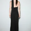 Asymmetrisches Kleid mit Schal