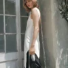 Asymmetrisches Oberteil aus Satin Asymmetrisches Oberteil aus Satin