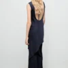 Asymmetrisches Oberteil aus Satin Asymmetrisches Oberteil aus Satin