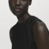 Asymmetrisches Oberteil aus Satin Asymmetrisches Oberteil aus Satin