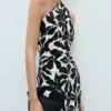 Asymmetrisches Plisseekleid Asymmetrisches Plisseekleid