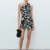 Asymmetrisches Plisseekleid Asymmetrisches Plisseekleid