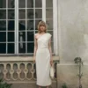 Asymmetrisches Plisseekleid Asymmetrisches Plisseekleid