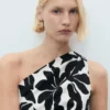 Asymmetrisches Plisseekleid Asymmetrisches Plisseekleid