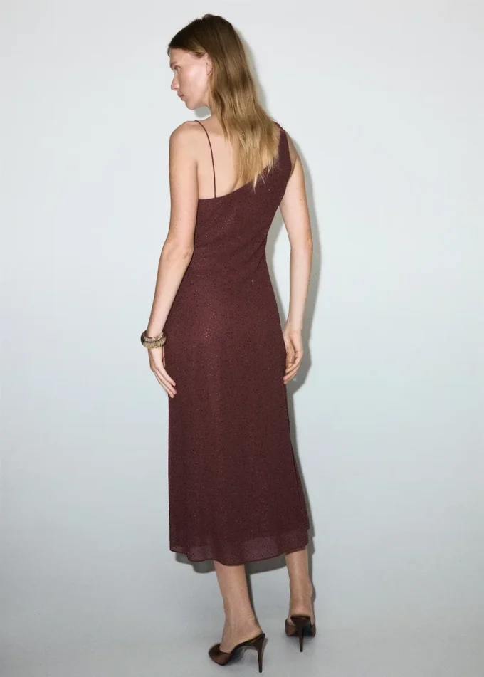 Asymmetrisches Strasskleid Asymmetrisches Strasskleid