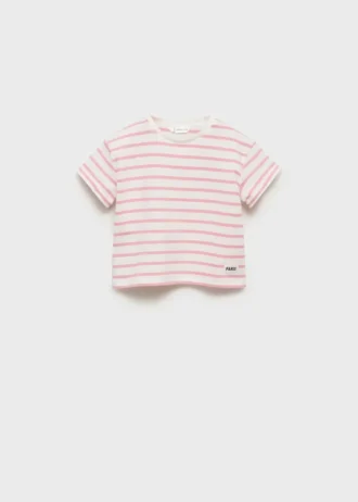 Aufgesetzte gestreifte T-Shirt