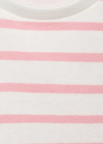 Aufgesetzte gestreifte T-Shirt