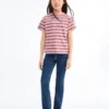 Ausgefranste Skinny-Jeans mit niedriger Leibhöhe