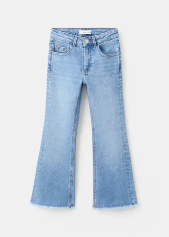 Ausgefranste Skinny-Jeans mit niedriger Leibhöhe