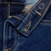 Ausgefranste Skinny-Jeans mit niedriger Leibhöhe