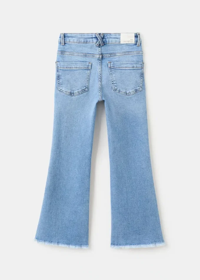 Ausgefranste Skinny-Jeans mit niedriger Leibhöhe