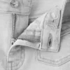 Ausgestellte Jeans mit Tasche Ausgestellte Jeans mit Tasche