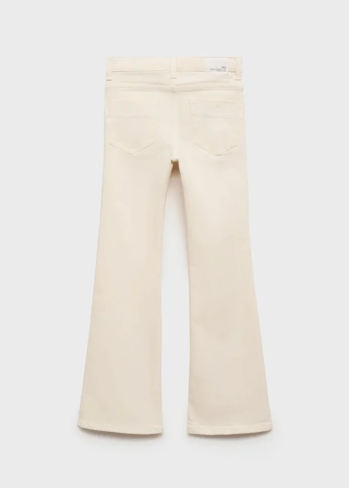 Ausgestellte Jeans mit Tasche