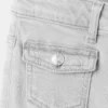 Ausgestellte Jeans mit Tasche Ausgestellte Jeans mit Tasche