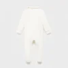 Baby-Halsausschnitt-Pyjama mit Tasche