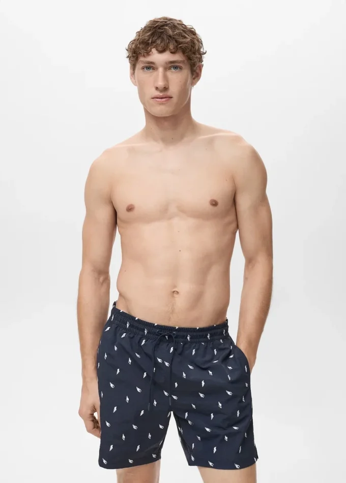 Badeanzug mit Muschelprint Badeanzug mit Muschelprint