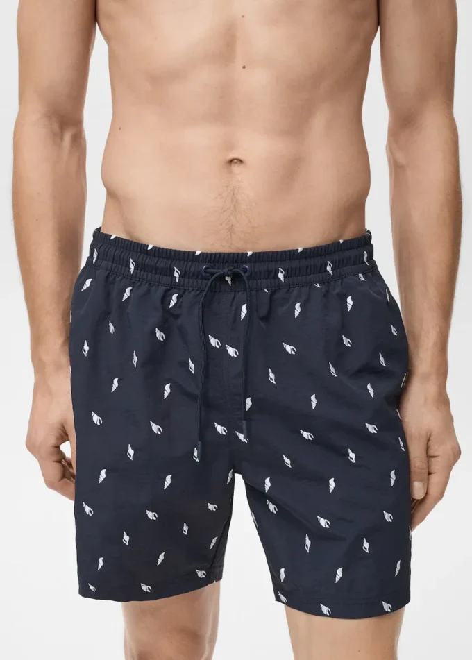 Badeanzug mit Muschelprint Badeanzug mit Muschelprint