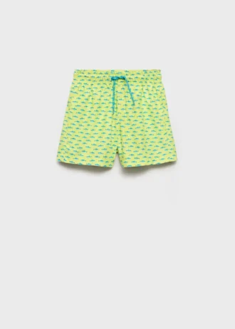 Badehose mit Hai-Print