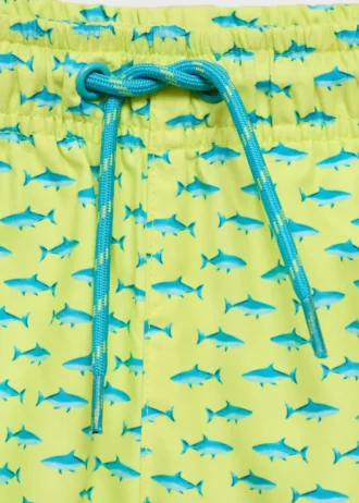Badehose mit Hai-Print