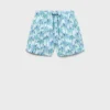 Badehose mit Palmenprint Badehose mit Palmenprint