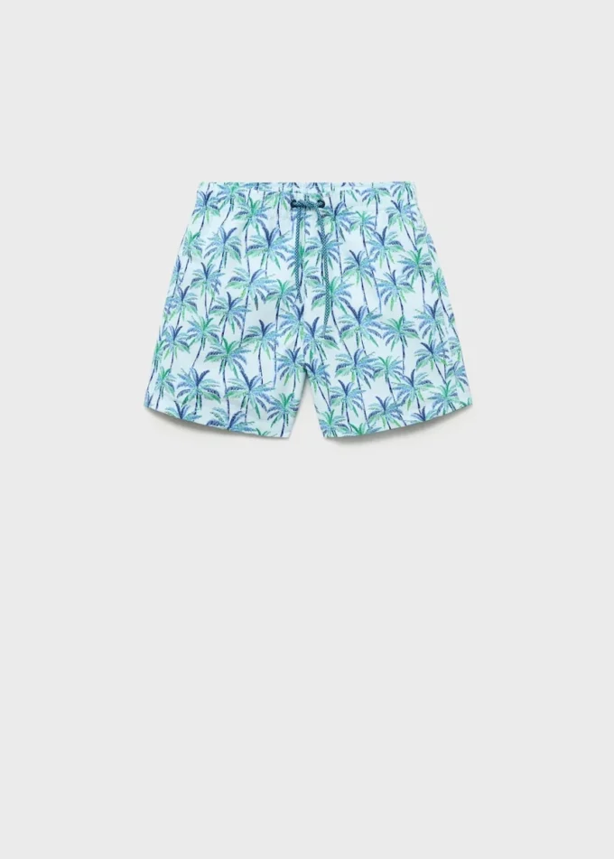 Badehose mit Palmenprint Badehose mit Palmenprint