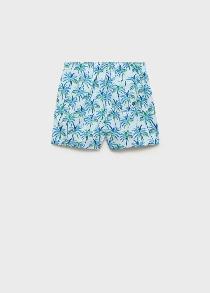 Badehose mit Palmenprint Badehose mit Palmenprint