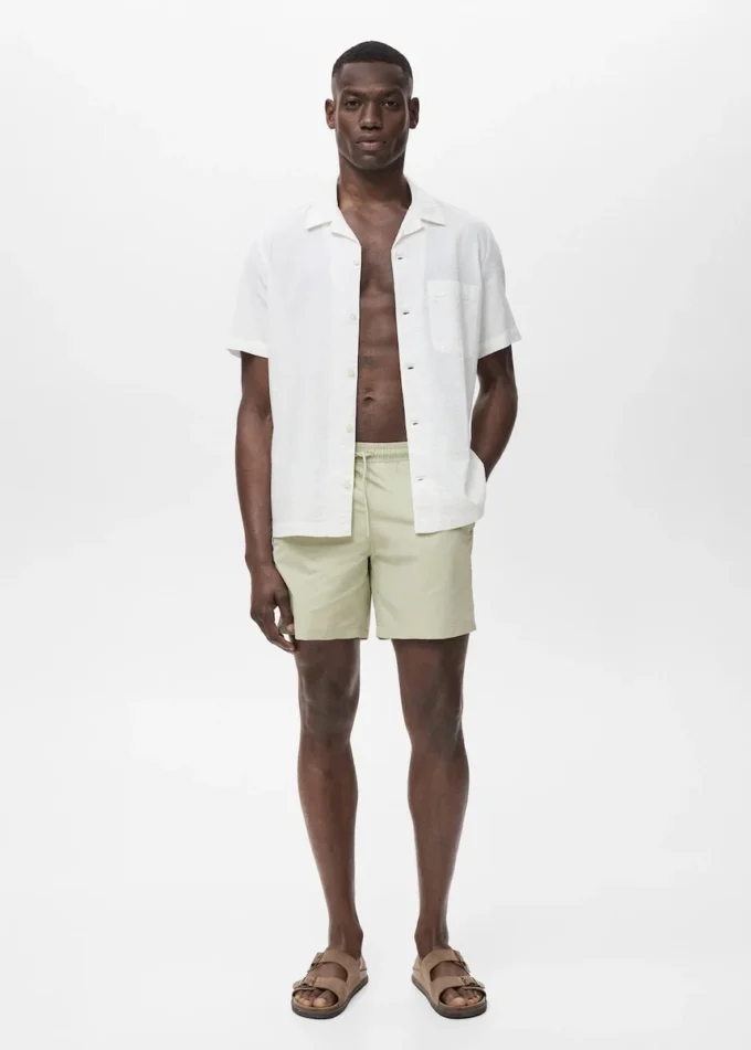 Badehose mit Reißverschlusstaschen Badehose mit Reißverschlusstaschen