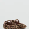 Ballerinas aus Leder mit Leopardenmuster Ballerinas aus Leder mit Leopardenmuster