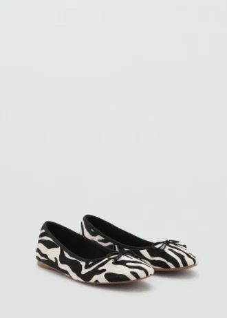 Ballerinas mit Animal-Print