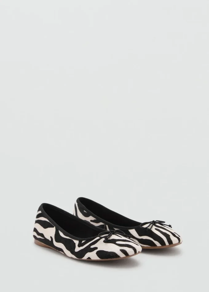 Ballerinas mit Animal-Print Ballerinas mit Animal-Print