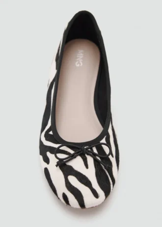 Ballerinas mit Animal-Print