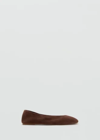 Ballettschuhe aus Wildleder
