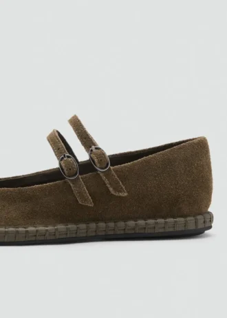 Ballettschuhe aus Wildleder