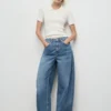 Ballonjeans mit mittlerer Leibhöhe Ballonjeans mit mittlerer Leibhöhe