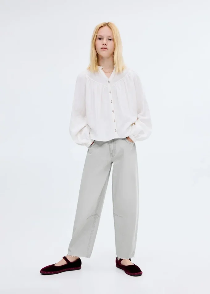Ballonjeans mit mittlerer Leibhöhe Ballonjeans mit mittlerer Leibhöhe