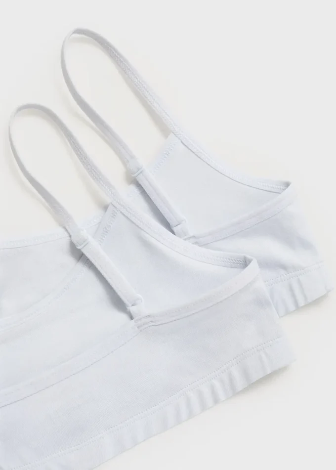 Bandeau-BH aus Baumwolle