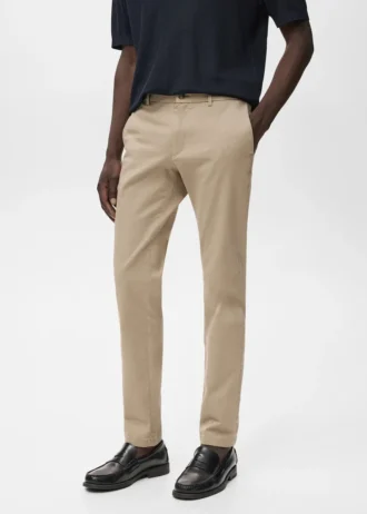 Barna Slim-Fit-Chino-Hose aus Twill