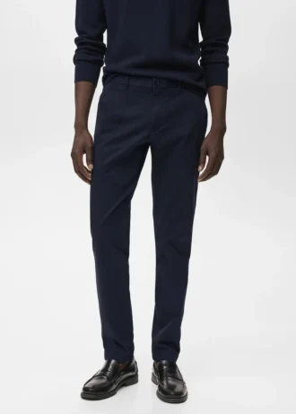 Barna Slim-Fit-Chino-Hose aus Twill